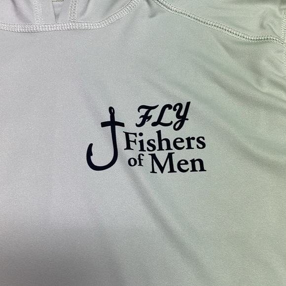 Long sleeve, Briny hooded sun shirt - Fly Fishers of Men - Picture 2 of 5
